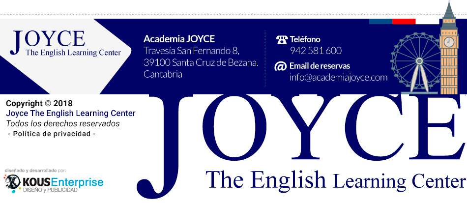 Academia Joyce, tu academia de ingls en Bezana, Joyce the English learning center